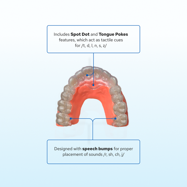 Spot Pal Junior — patented tongue training appliance for children ages 5-12